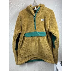The North Face Campshire Sherpa Fleece Hoodie Hooded Jacket Coat Mens Size Small